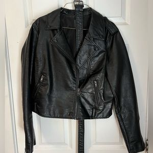 Faux Leather Jacket